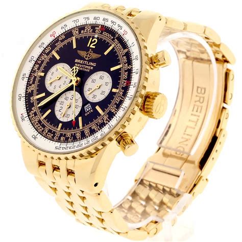 breitling chronometre yellow face|Breitling chronometre navitimer.